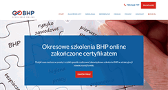 Desktop Screenshot of e-bhpszkolenia.pl